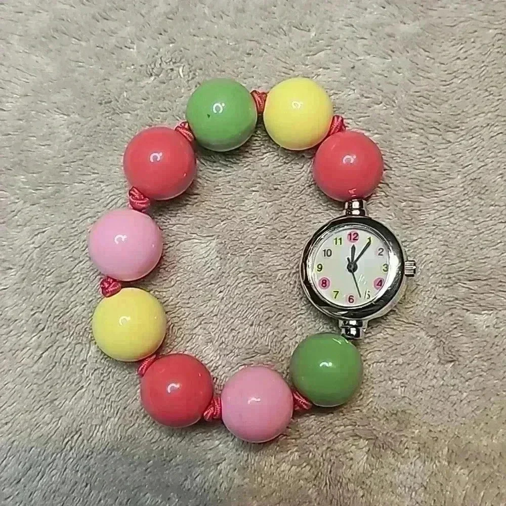 Gymboree Multi-Colored Elastic Bangle Watch
